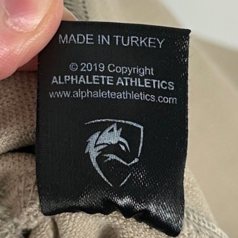 Alphalete Revival Moto Style Leggings Beige Compression Womens Sz Small Athletic - Picture 6 of 14
